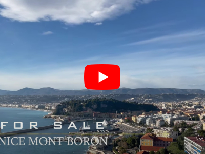 Appartement bourgeois à vendre 5 pièces 193 m² à Nice Mont Boron avec une vue panoramique sur mer.