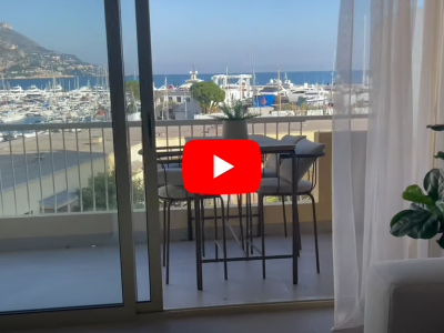 Renovated apartment for sale in Beaulieu sur mer with sea view terrace