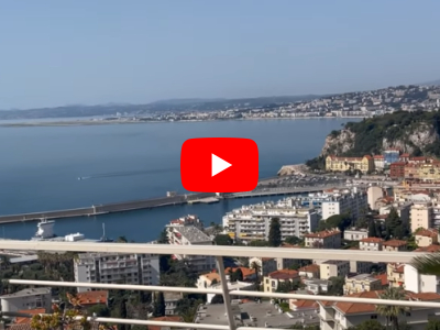 Penthouse à Mont Boron avec terrasse 100 m² et vue incroyable sur mer et Nice. Prix 1 380 000€
