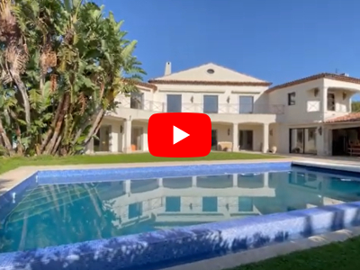 Vente de la villa à Antibes à 150m des plages , domaine fermé, 7 chambres en suite, maison dinvité