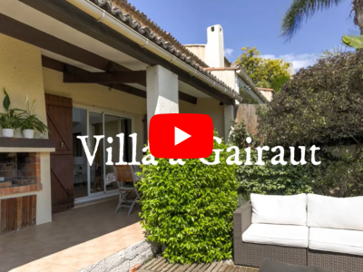 Villa à Gairaut, Nice: domaine privé avec piscine, 4 chambres, vue mer, garage. Prix 995 000€