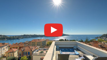Видео престижной квартиры, апартаментов в Ниццы напротив моря и парка