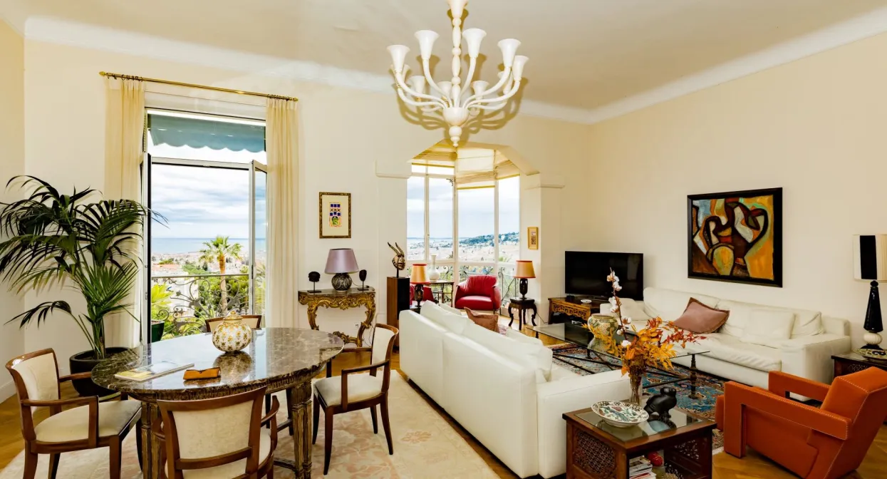 Apartment with panoramic view and dominating sea and city — real estate on the French Riviera — photo 13